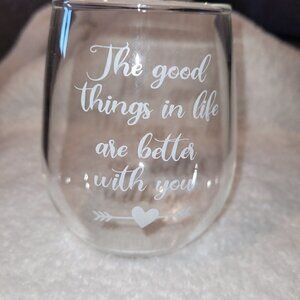 STEMLESS Wine Glass 15 oz